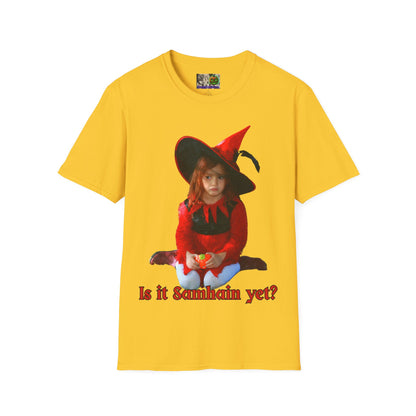 Is it Samhain yet? Light colors Unisex T-Shirt by CreepyCrafts.boo