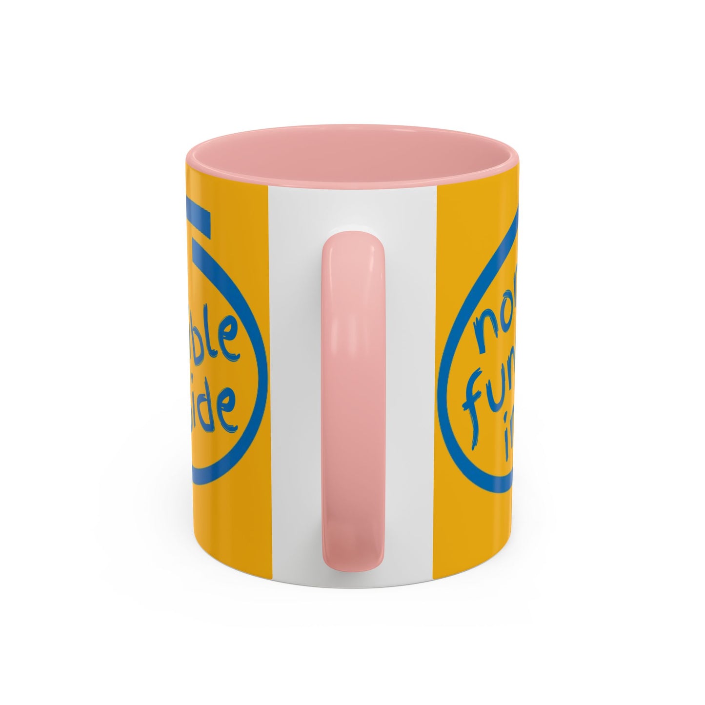 Non-Fungible Inside Yellow Accent Mug by cypherpunkgear.com