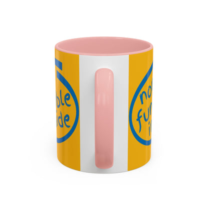 Non-Fungible Inside Yellow Accent Mug by cypherpunkgear.com
