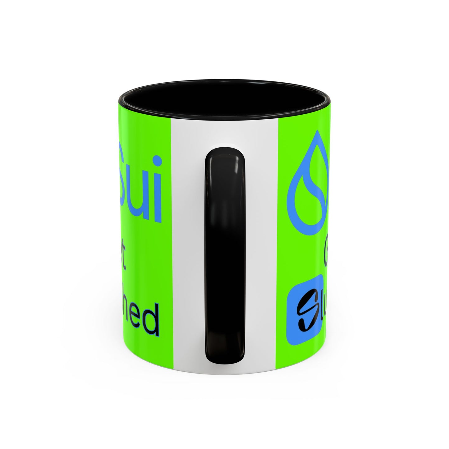 Sui: Get Slushed Green Accent Mug by cypherpunkgear.com