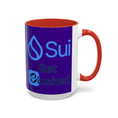 Sui: Get Slushed Purple Accent Mug by cypherpunkgear.com