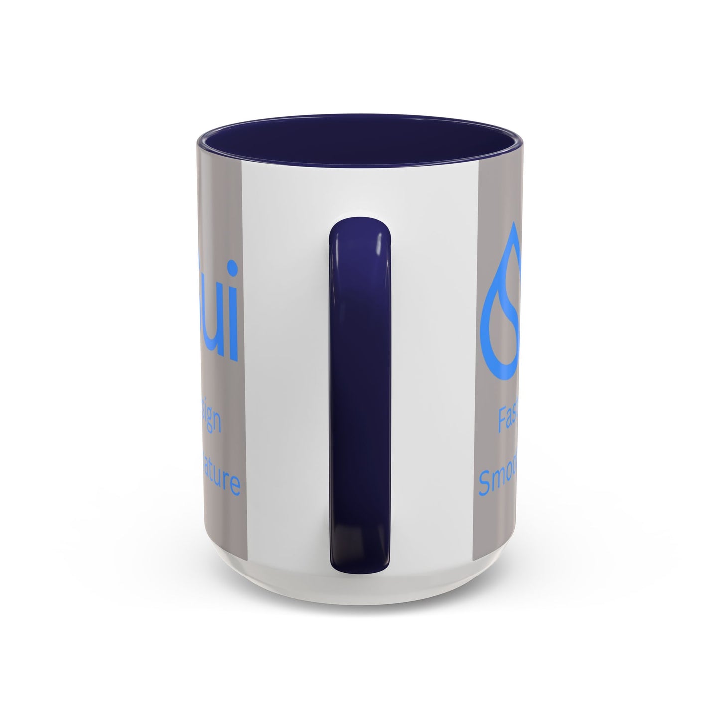 SUI Grey Accent Mug by cypherpunkgear.com