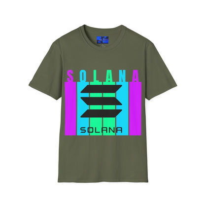 Solana (SOL) Freedom DKcolors Unisex T-Shirt by cypherpunkgear