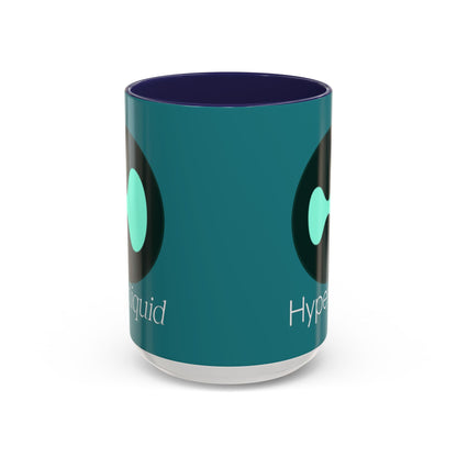 Hyperliquid White font Hyperliquid Accent Mug by cypherpunkgear.com