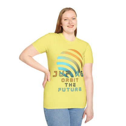 Jupiter (JUP) Orbit the Future Light colors Unisex T-Shirt by cypherpunkgear.com