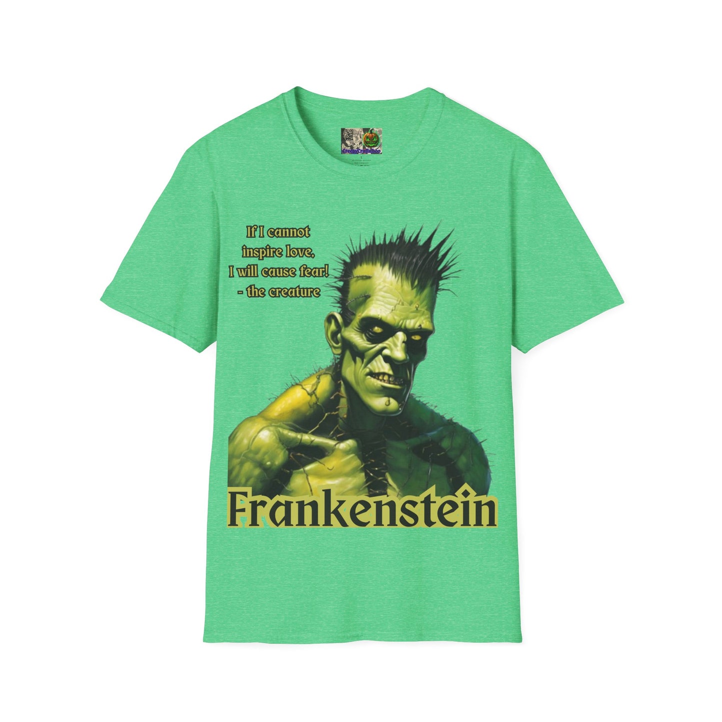 Frankenstein's Creature Dark colors Unisex T-Shirt by CreepyCrafts.boo