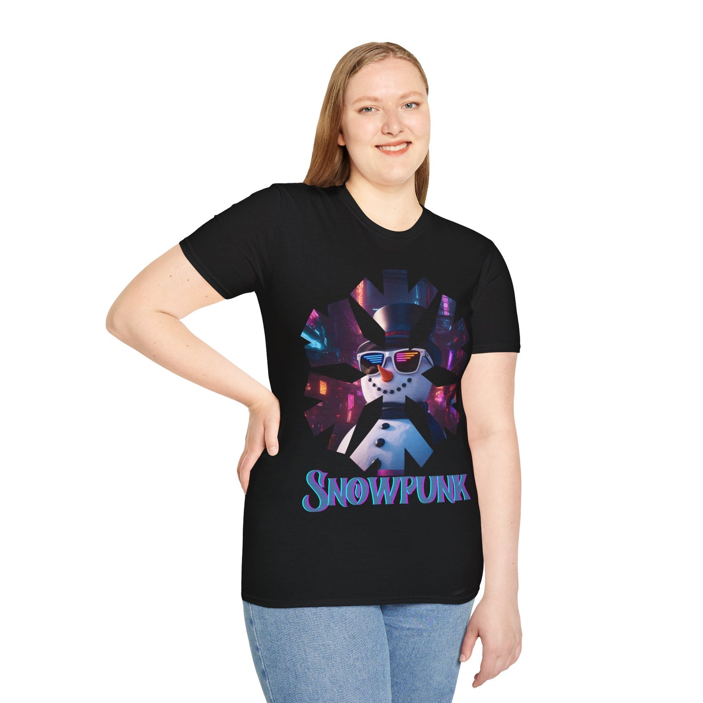 Snowpunk Dark colors Unisex T-Shirt by cypherpunkgear.com