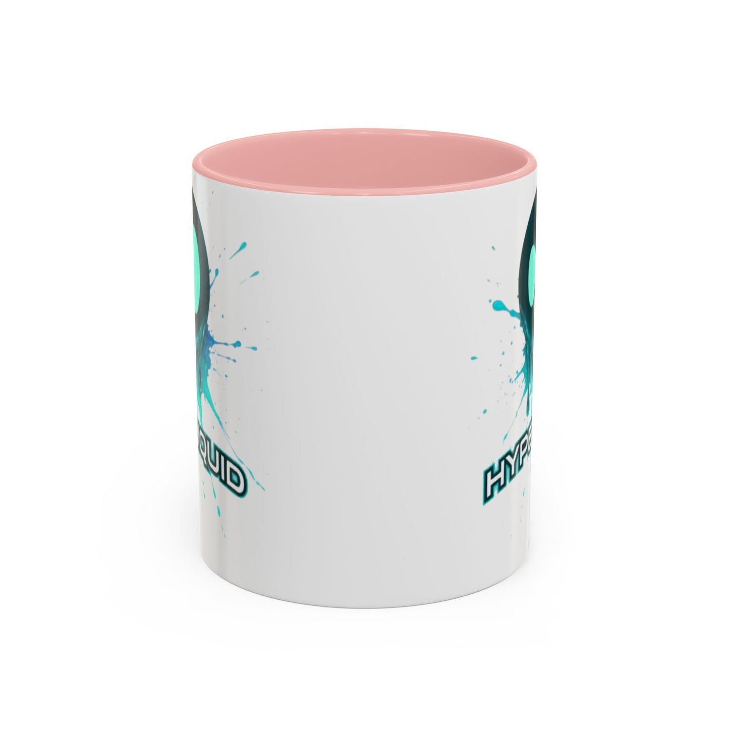 HYPE Drip White Accent Mug by cypherpunkgear.com