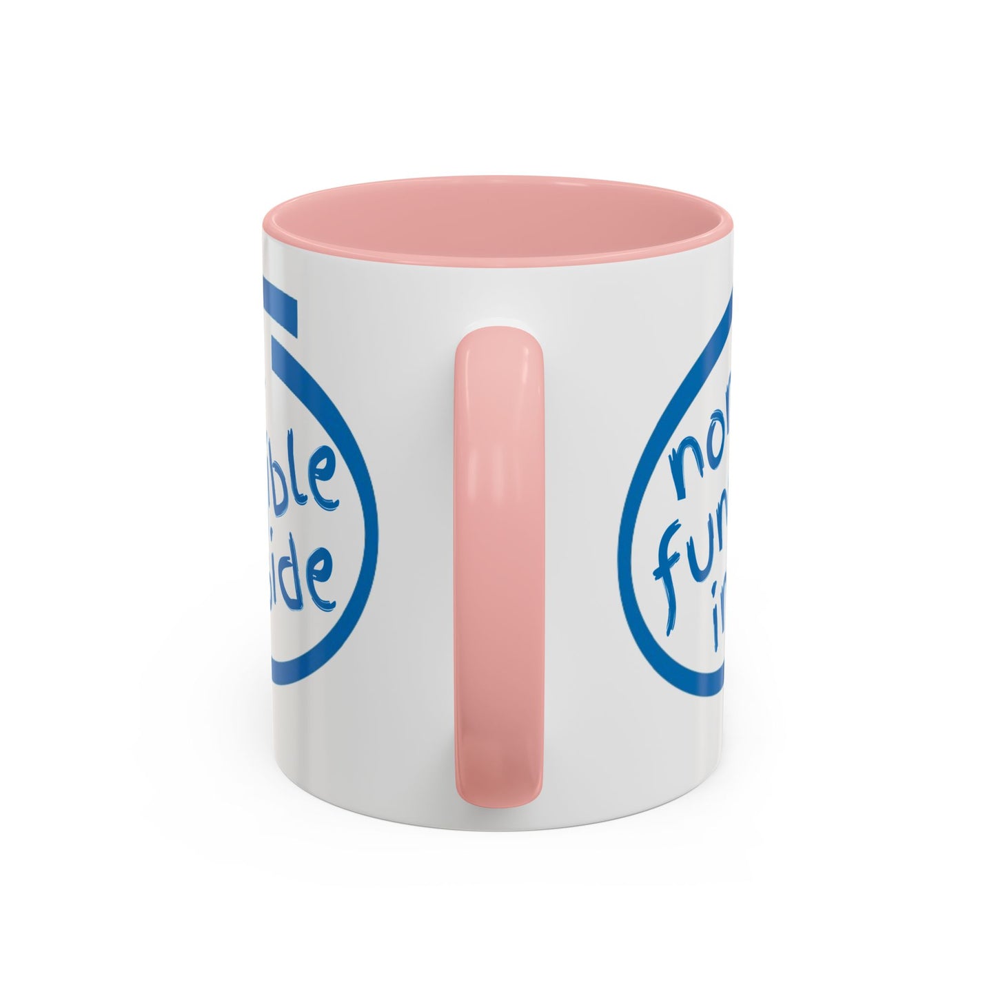 Non-Fungible Inside White Accent Mug by cypherpunkgear.com
