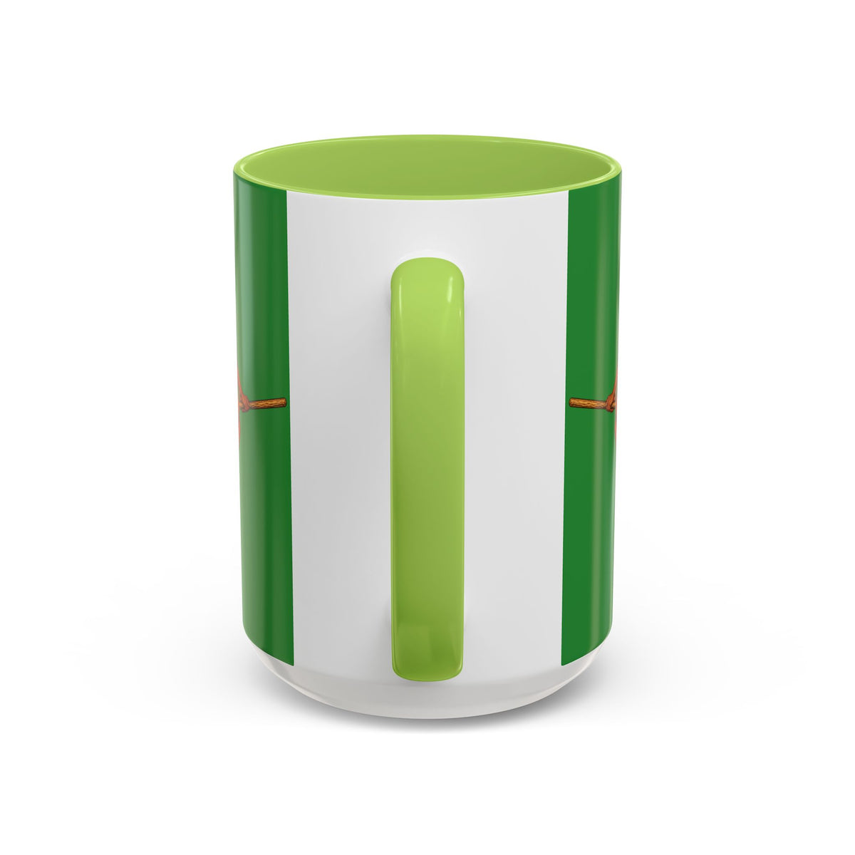 Velvet Vex Green Accent Mug by CreepyCrafts.boo