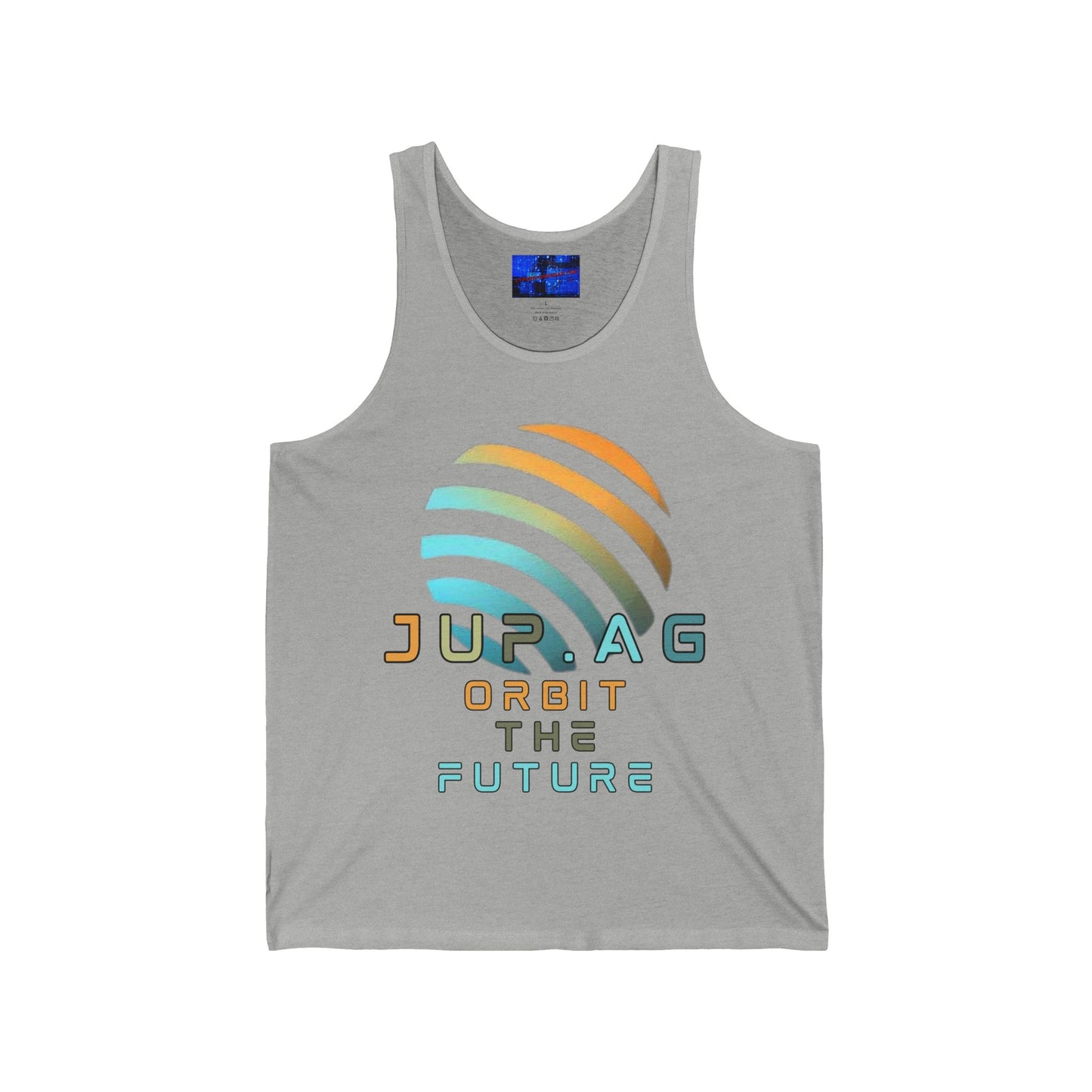 Jupiter (JUP) Orbit the Future Unisex Jersey Tank Top by cypherpunkgear