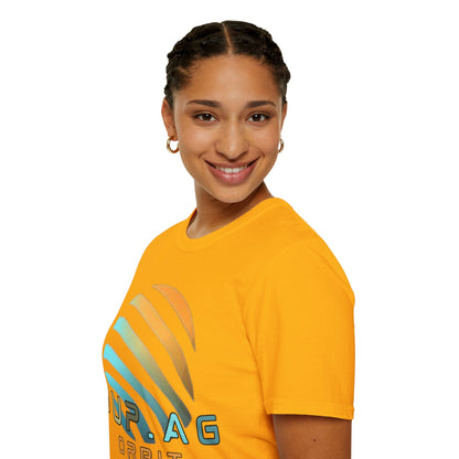 Jupiter (JUP) Orbit the Future Light colors Unisex T-Shirt by cypherpunkgear.com