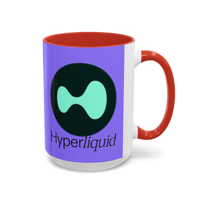 Hyperliquid Black font Light Purple Accent Mug by cypherpunkgear.com