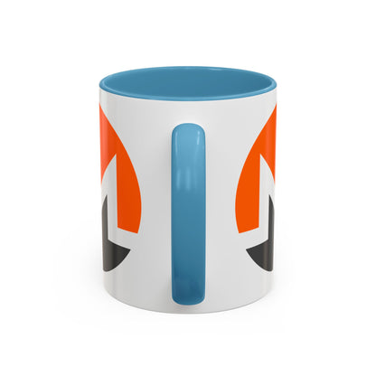 Monero (XMR) White Accent Mug by cypherpunkgear.com