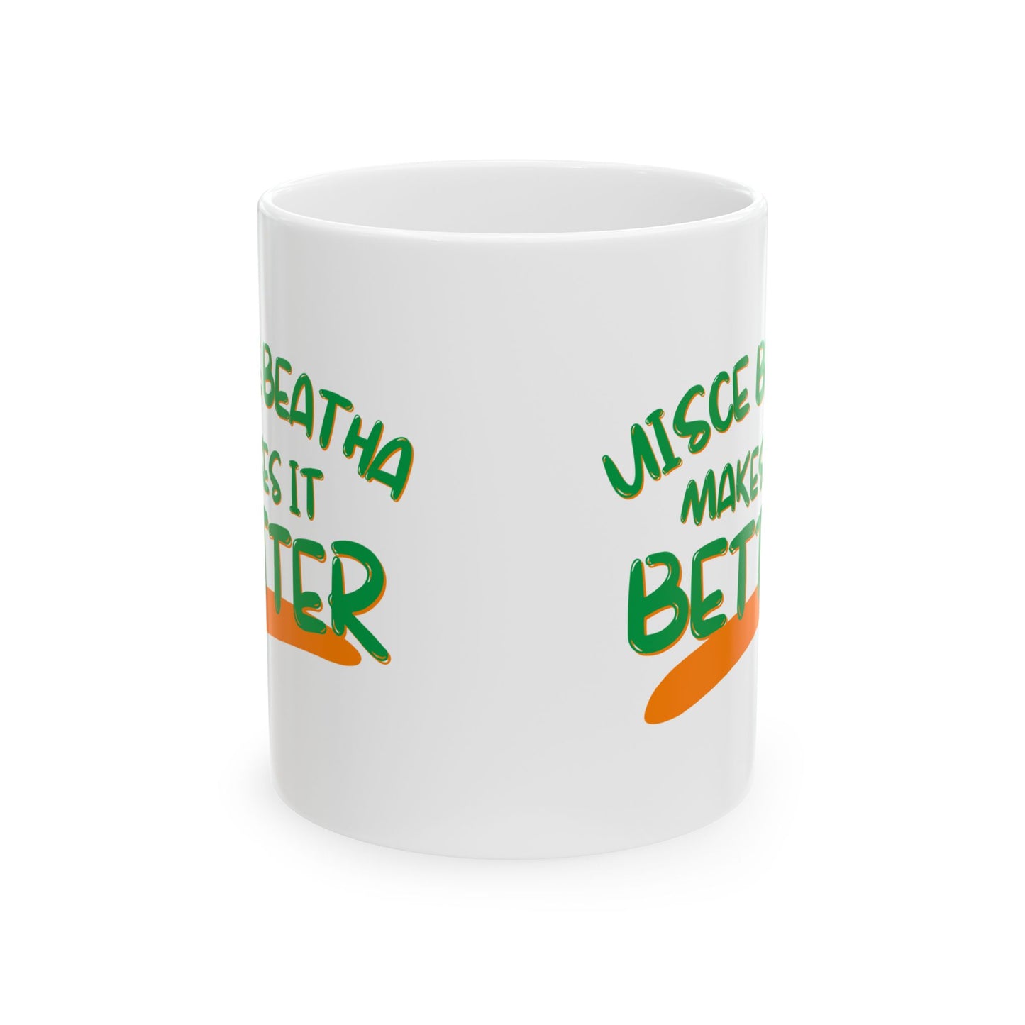 Uisce Beatha makes it better GNfont White Mug by cypherpunkgear.com