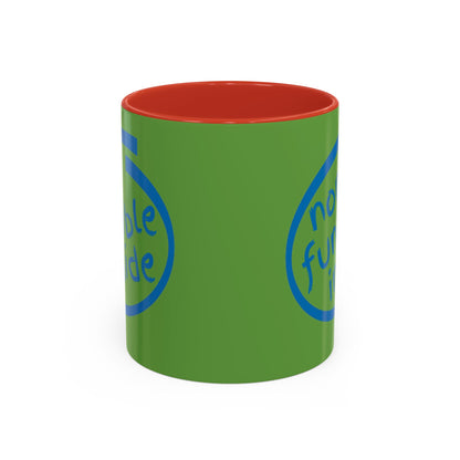 Non-Fungible Inside Green Accent Mug by cypherpunkgear.com