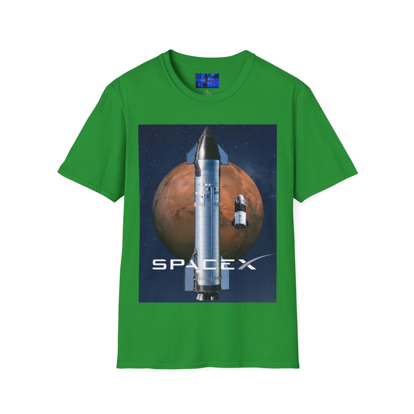 SpaceX Mars Unisex T-Shirt by cypherpunkgear.com