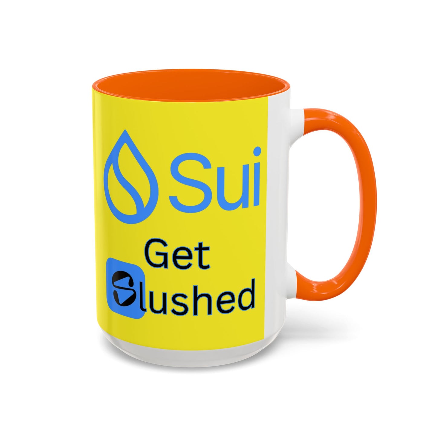 Sui: Get Slushed Yellow Accent Mug by cypherpunkgear.com