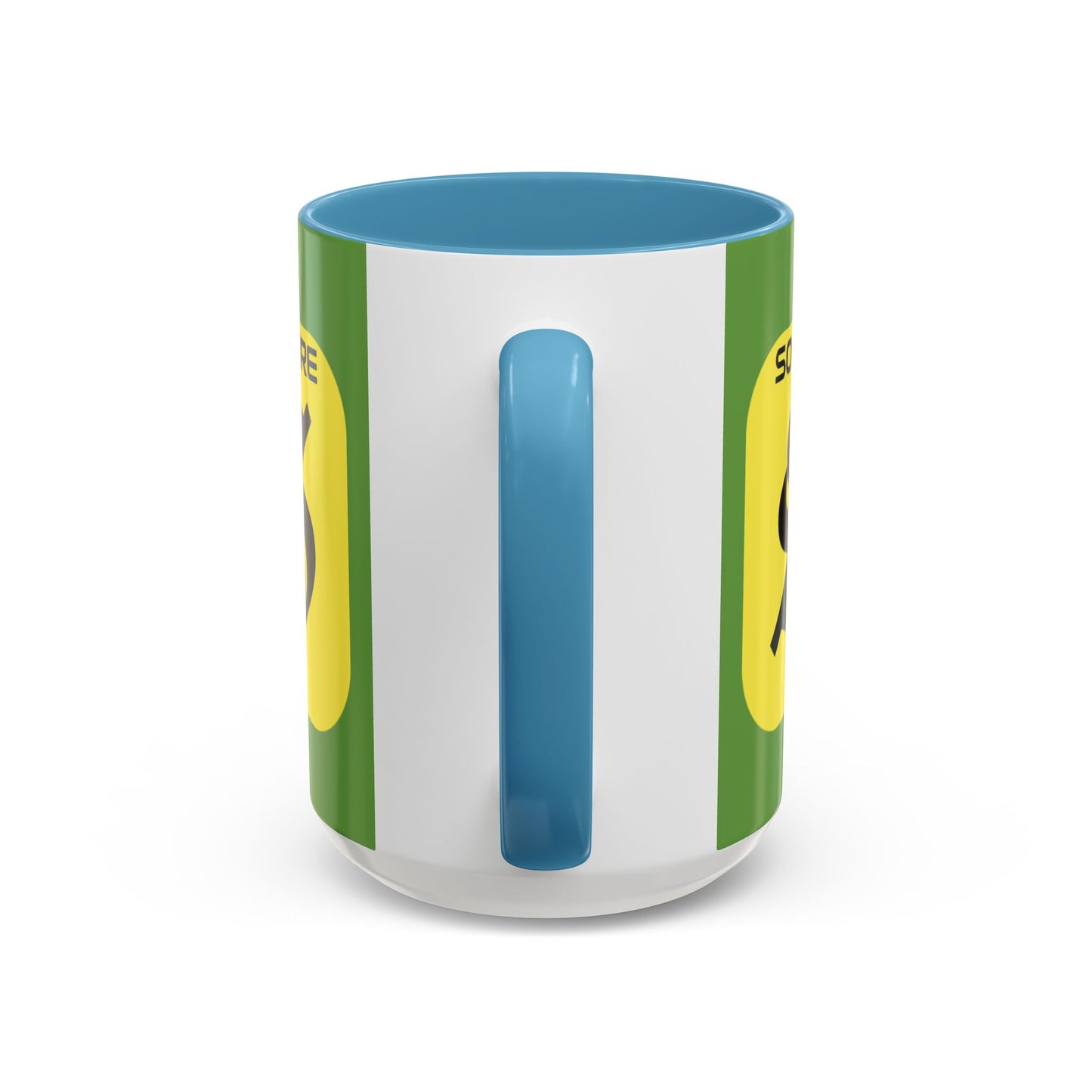 SolflareLogo Green Accent Mug by cypherpunkgear.com