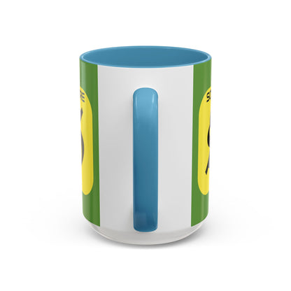 SolflareLogo Green Accent Mug by cypherpunkgear.com