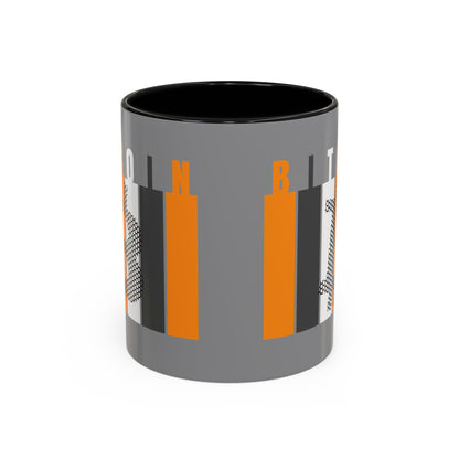 Bitcoin (BTC) Freedom Accent Mug by cypherpunkgear.com