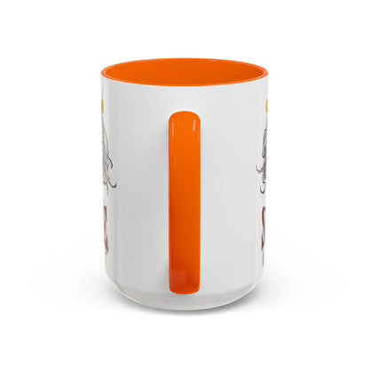 Caution, Savage White Accent Mug by cypherpunkgear.com