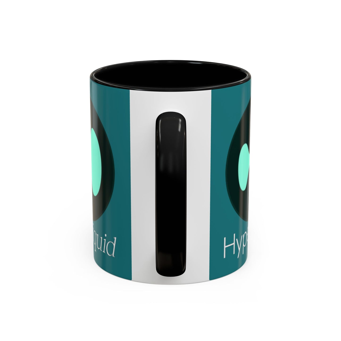 Hyperliquid White font Hyperliquid Accent Mug by cypherpunkgear.com