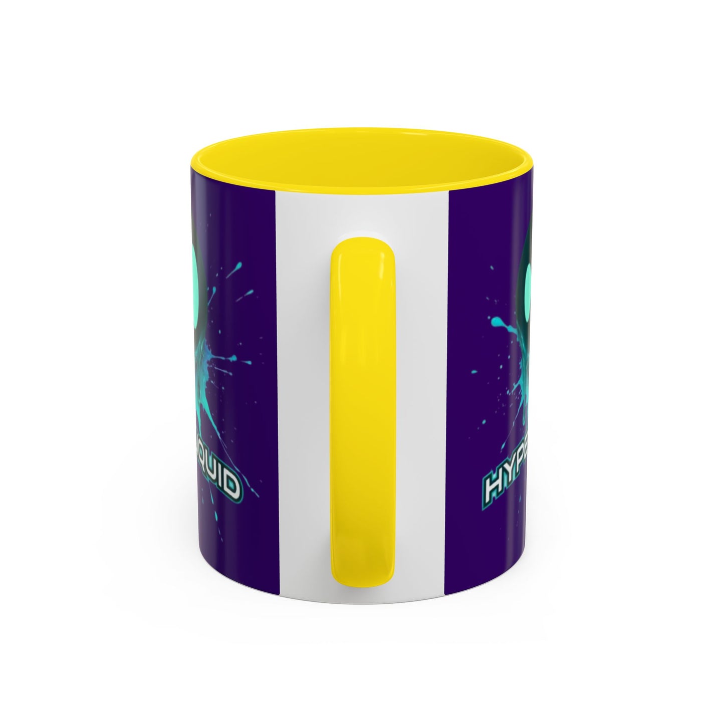 HYPE Drip Dark Purple Accent Mug by cypherpunkgear.com
