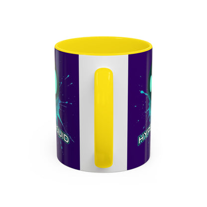 HYPE Drip Dark Purple Accent Mug by cypherpunkgear.com