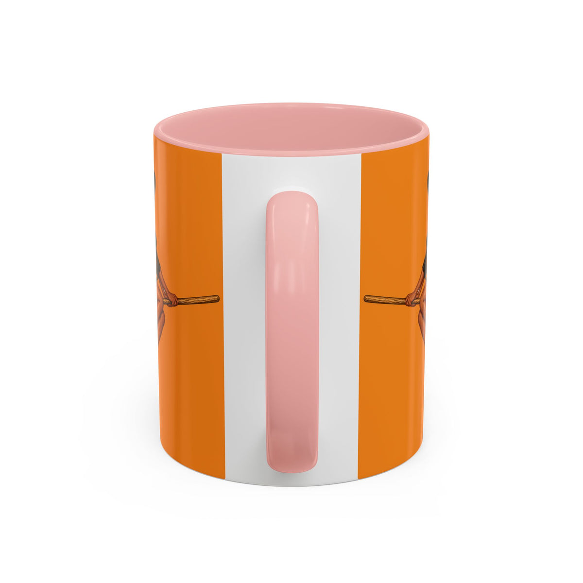 Velvet Vex Orange Accent Mug by CreepyCrafts.boo