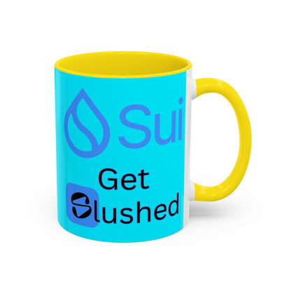 Sui: Get Slushed Light Blue Accent Mug by cypherpunkgear.com