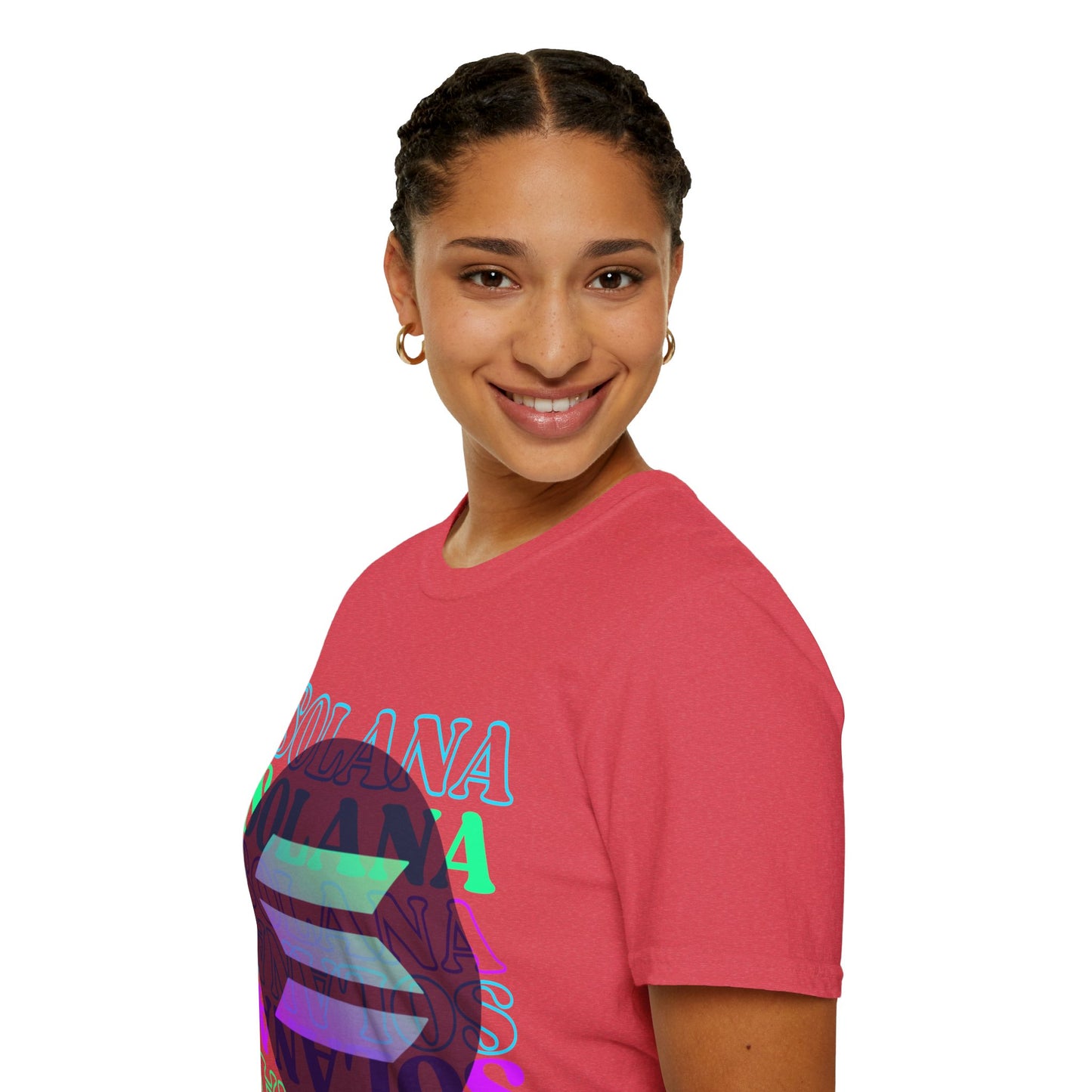 Solana Solana Solana (SOL) LTcolors Unisex T-Shirt by cypherpunkgear