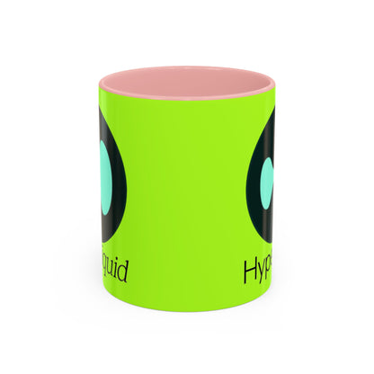 Hyperliquid Black font Green Accent Mug by cypherpunkgear.com
