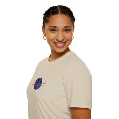 2-sided, cypherpunkgear.com logo Light colors Unisex T-Shirt by cypherpunkgear.com
