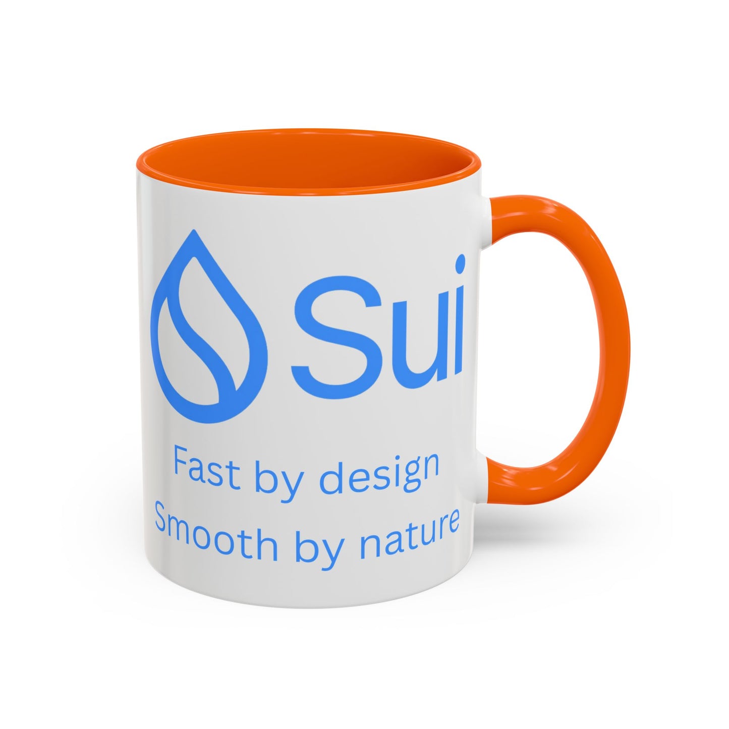 SUI White Accent Mug by cypherpunkgear.com
