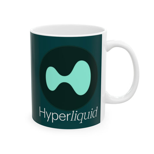 Hyperliquid White font Dark Hyperliquid Mug by cypherpunkgear.com