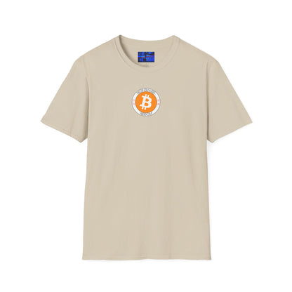 2-sided, Bitcoin, Bitcoin, Bitcoin (BTC) Light colors Unisex T-Shirt by cypherpunkgear.com