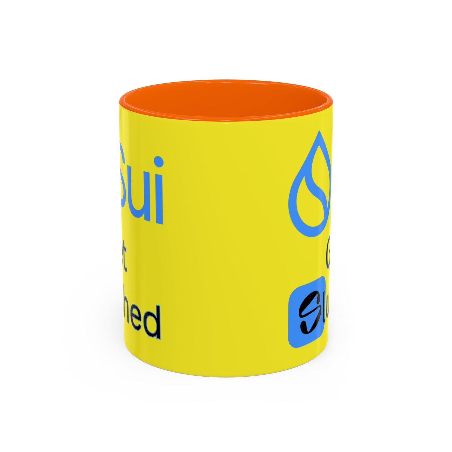 Sui: Get Slushed Yellow Accent Mug by cypherpunkgear.com