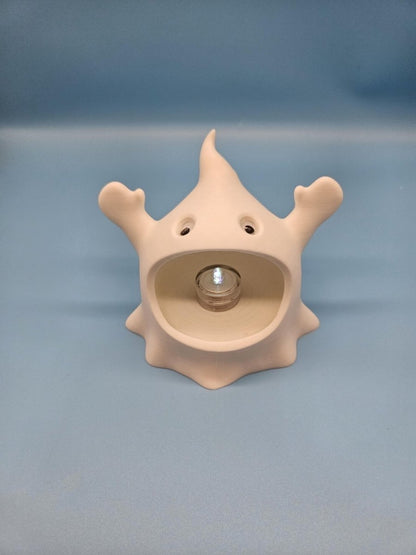 3D-Printed Ghost Candy Dish & LED Lamp – Spooky Cute Halloween Decor