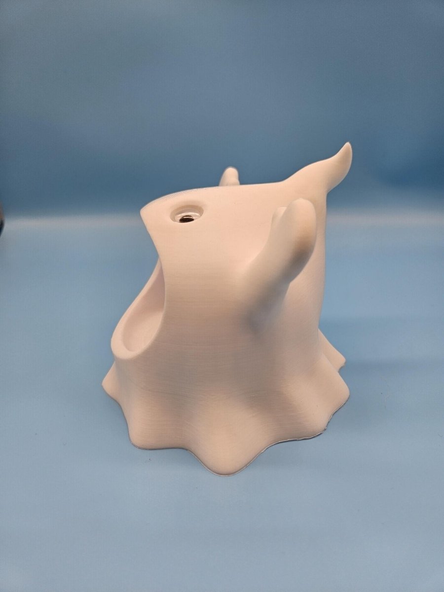 3D-Printed Ghost Candy Dish & LED Lamp – Spooky Cute Halloween Decor