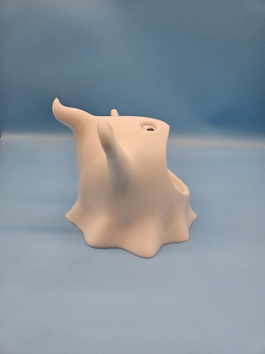 3D-Printed Ghost Candy Dish & LED Lamp – Spooky Cute Halloween Decor