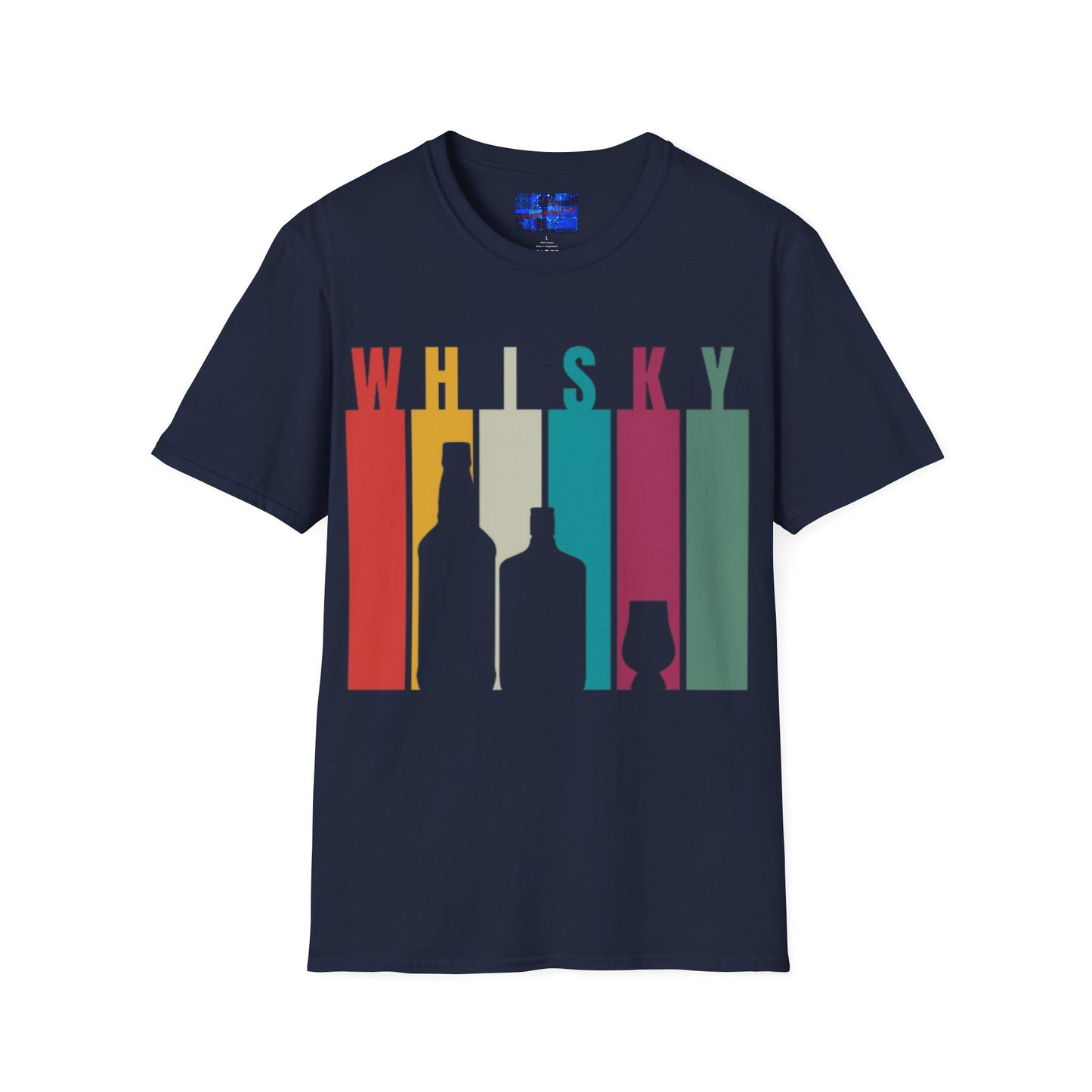 Whisky spelled without an 'e' Dark colors Unisex T-Shirt by cypherpunkgear.com