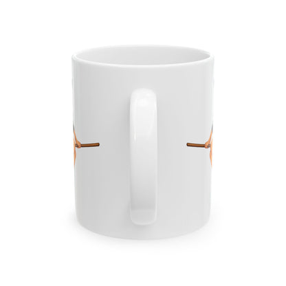 Hazel Hex White Mug by CreepyCrafts.boo