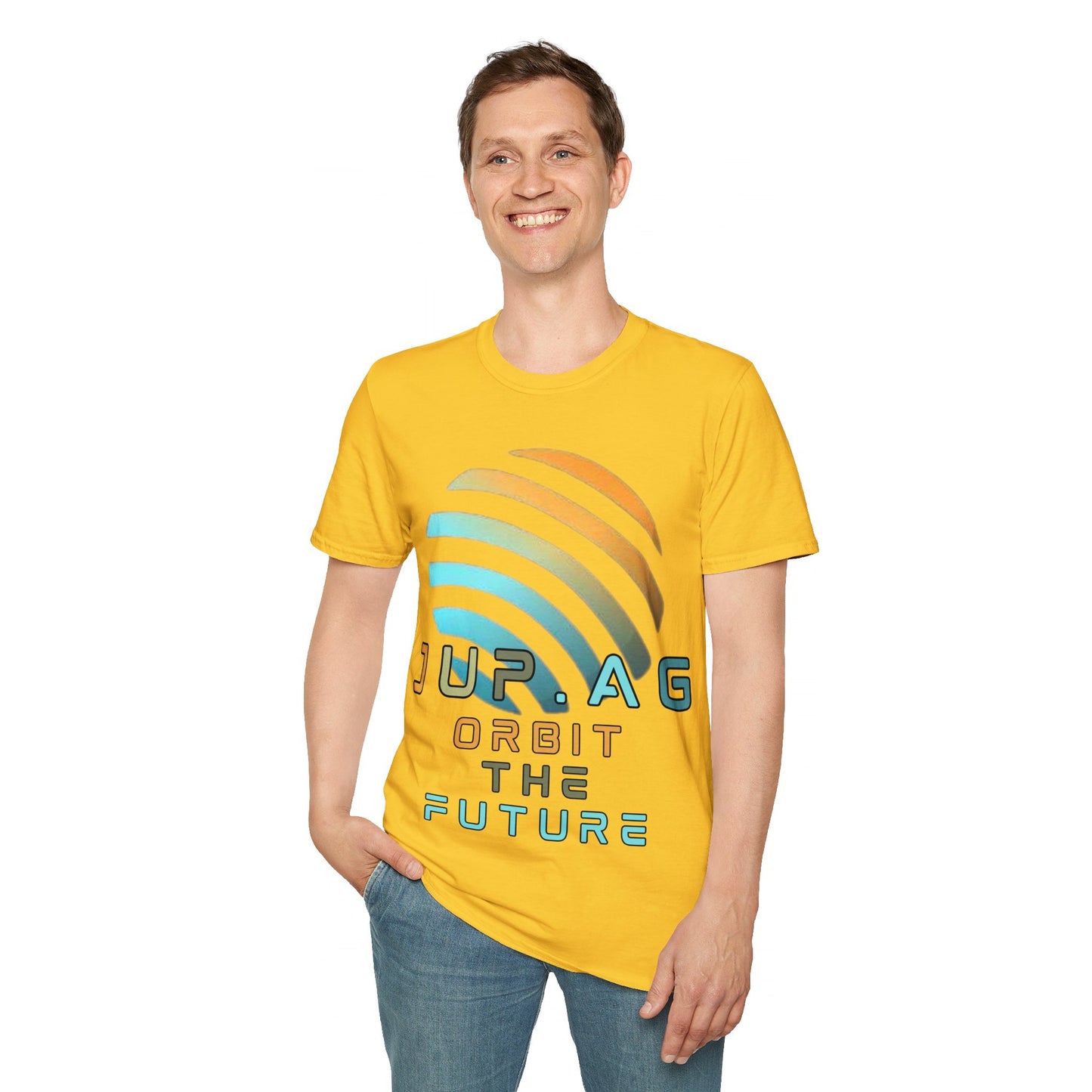 Jupiter (JUP) Orbit the Future LTcolors Unisex T-Shirt by cypherpunkgear