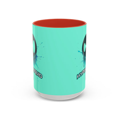 HYPE Drip Light Hyperliquid Accent Mug by cypherpunkgear.com