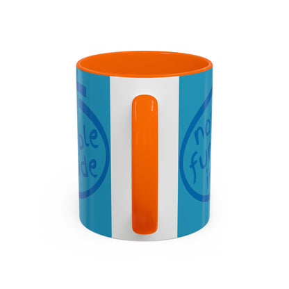 Non-Fungible Inside Turquoise Accent Mug by cypherpunkgear.com