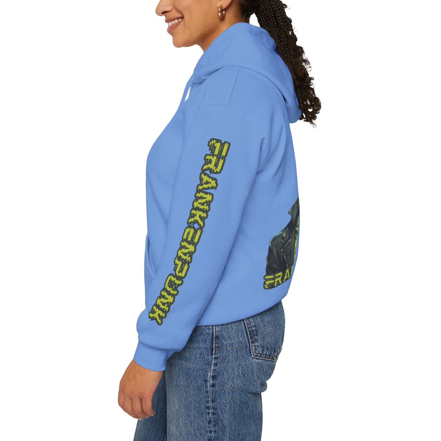 Frankenpunk Hoodie Unisex Hooded Sweatshirt by CreepyCrafts.boo