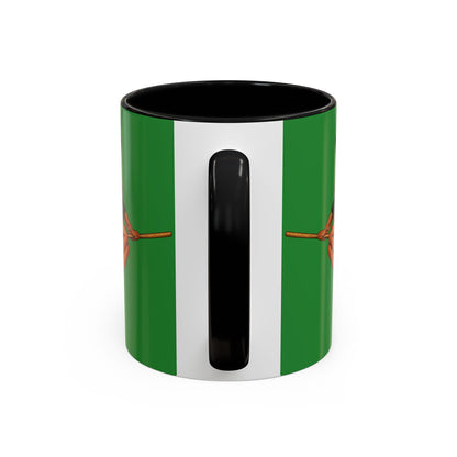 Velvet Vex Green Accent Mug by CreepyCrafts.boo