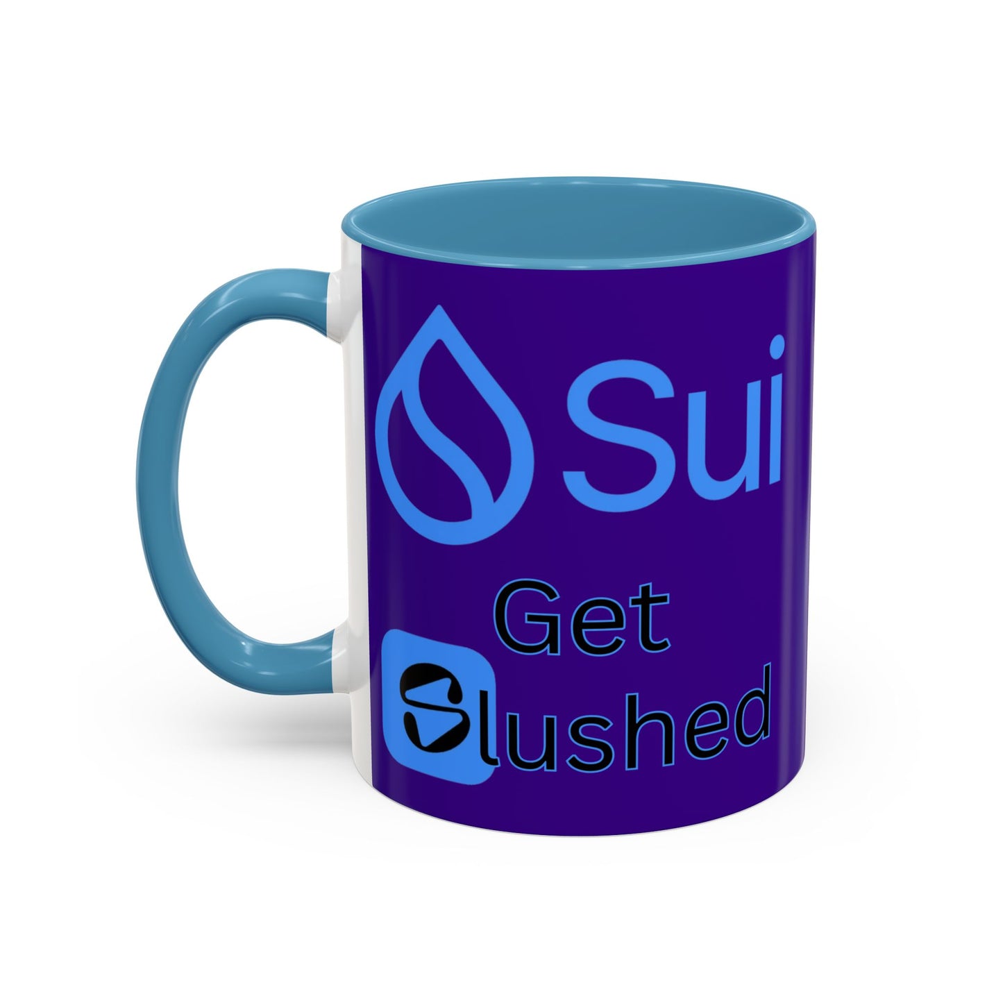 Sui: Get Slushed Purple Accent Mug by cypherpunkgear.com