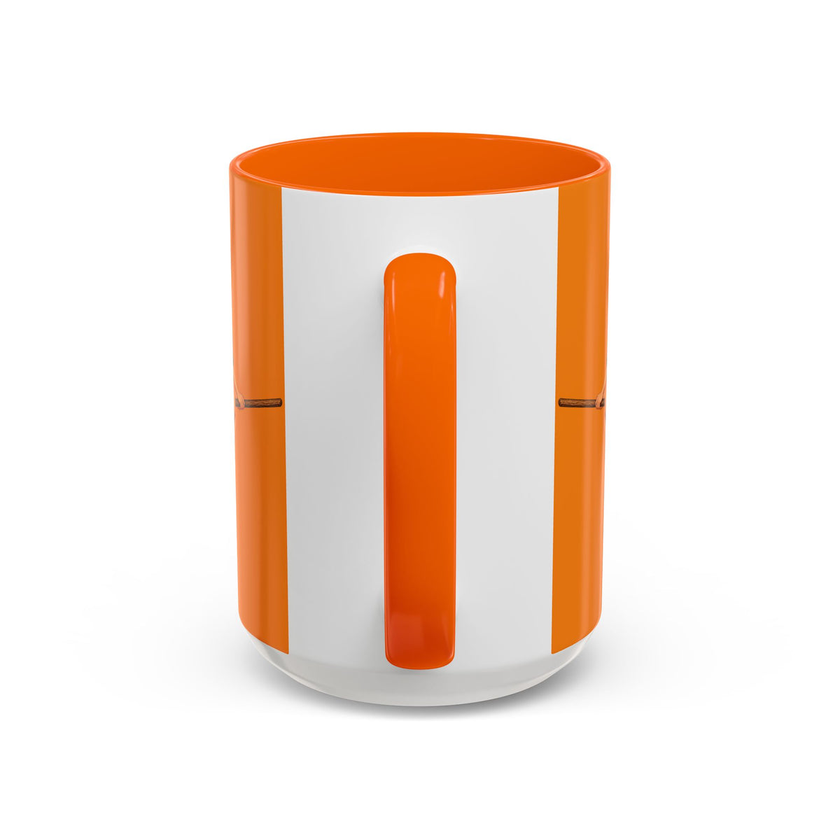Hazel Hex Orange Accent Mug by CreepyCrafts.boo